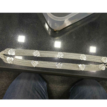 04(Four) Line Cholel Nakshi Dil Plain Kadap Chain... by 