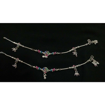 Silver Designer Indian Anklet by 