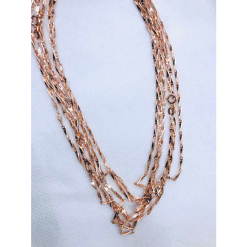 92.5 Sterling Silver Rose Gold Italian Lock Chain... by 