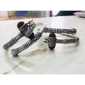 92.5 Sterling Silver Rudraksh Kada by 