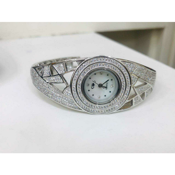 92.5 Sterling Silver New Micro White Dimond Watch... by 