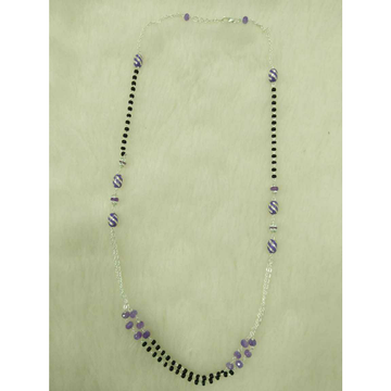 92.5 Sterling Silver Black & Purple Pearl Motiya M... by 