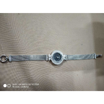 92.5 sterling silver antique plain belt watch MS-W... by 