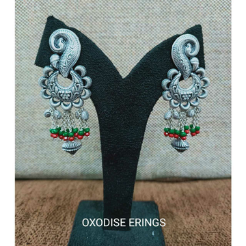 92.5 Sterling Silver Oxodize Earring Ms-2961 by 