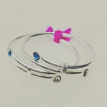 925 Silver Simple Kada For Kids by 