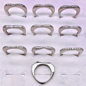 925 Silver Heart Shape Ring For Women by 
