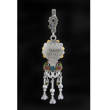 Silver flair antique waist keychain by 