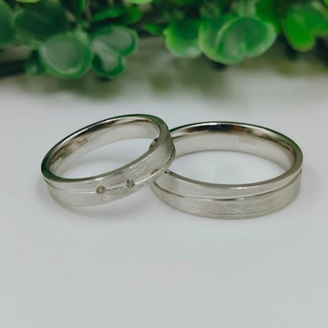 925 Silver Engagement Band by 