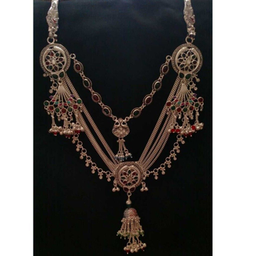 Silver Indian Ladies White Stylish Kandora by 