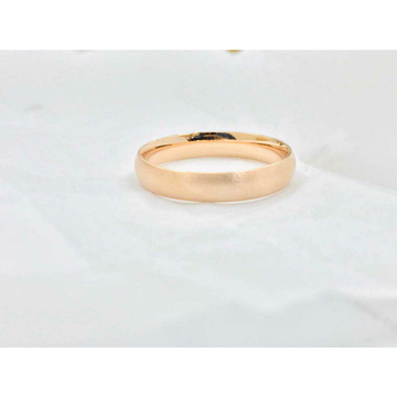 92.5 Sterling Silver Plain Rose Gold Band Ms-3897 by 