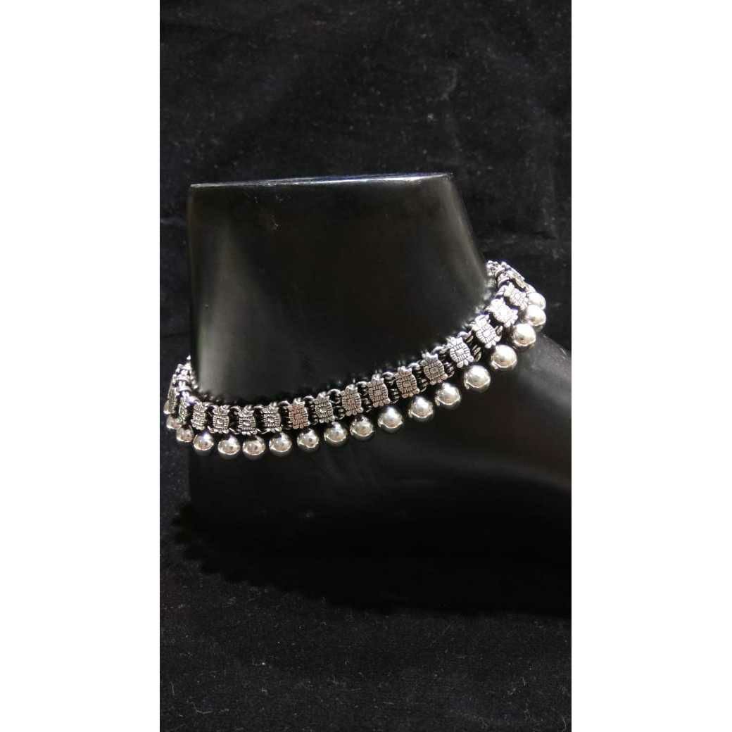 92.5 Sterling Silver Pis Fitting Anklet(Payal) Ms-3452