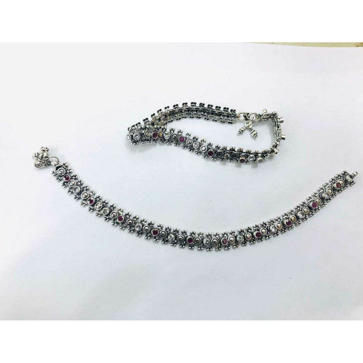 92.5 Sterling Silver Perfect Look Anklet(Payal) Ms-3804