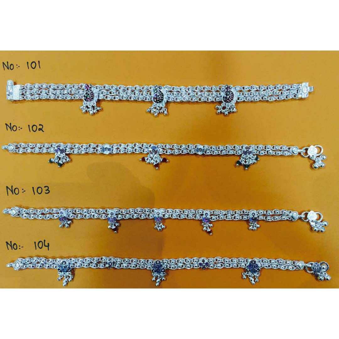 Dabal Line Gola Casting Ramakda(Khilona) Ghughru Pearl(Moti) Khili Payal Ms-2616