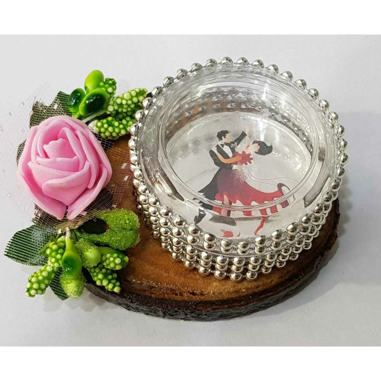 Fancy Marriage Anniversary Love Gift Decorated Husband Wife Coin(Sikka) Ms-1490