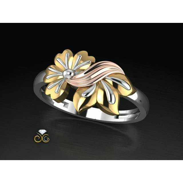 Rose Gold Finish Ring Ns-2482