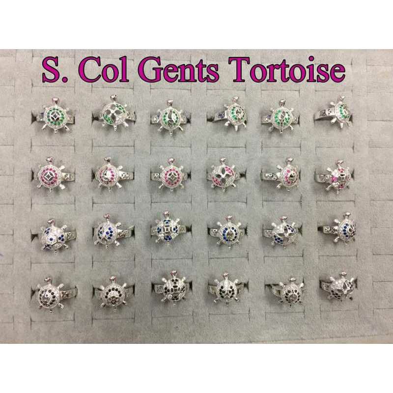 92.5 Sterling Silver Gent Colour Tortoise Ms-2903