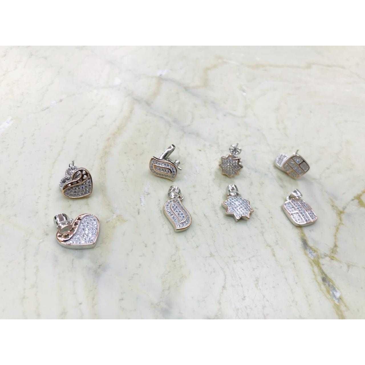 92.5 Sterling Silver Pendant Set