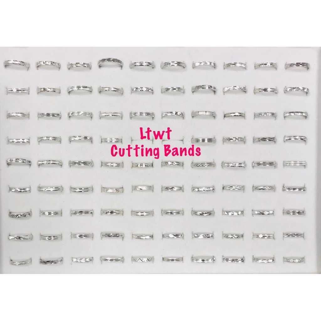 92.5 Sterling Silver Cutting Band