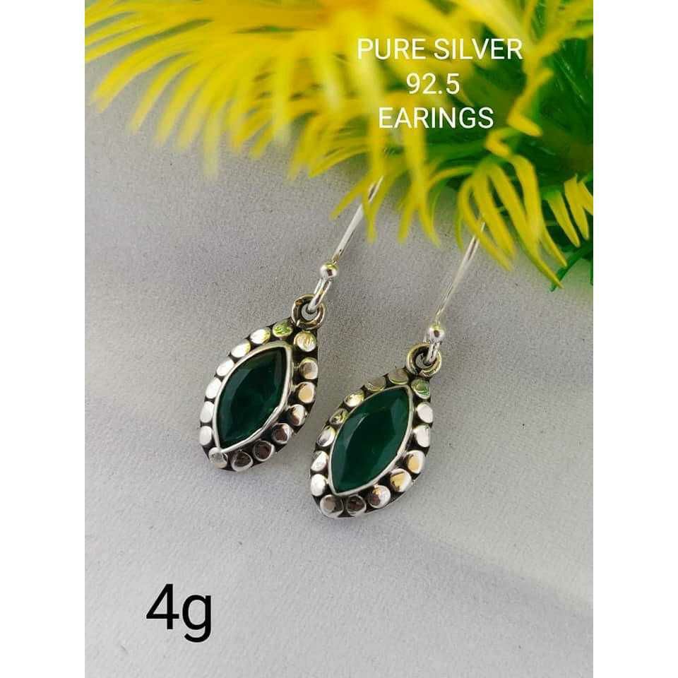 92.5 Sterling Silver Butti(Earring) Ms-3312