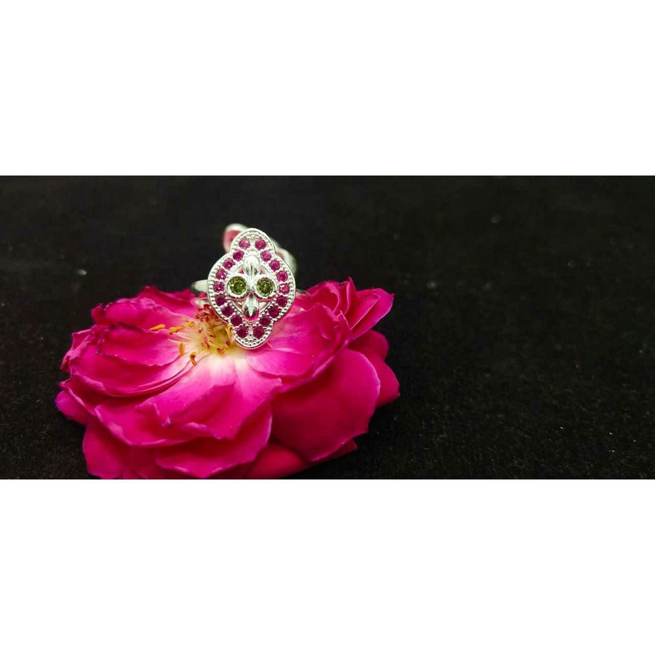 Jaipuri Style Micro Sitting Bichiya(Vichiya) Ferva Toe Ring Ms-1626