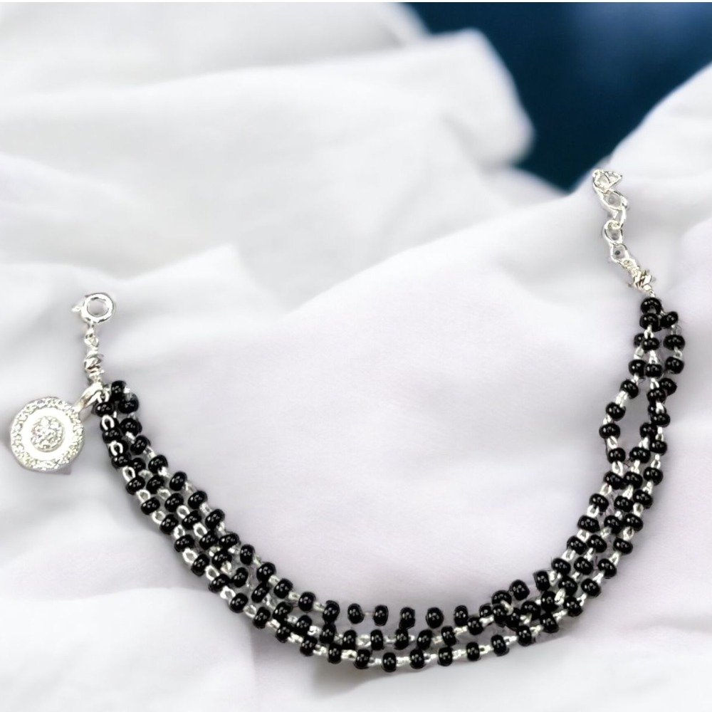 925 Silver 3 Layer Mangalsutra Bracelet