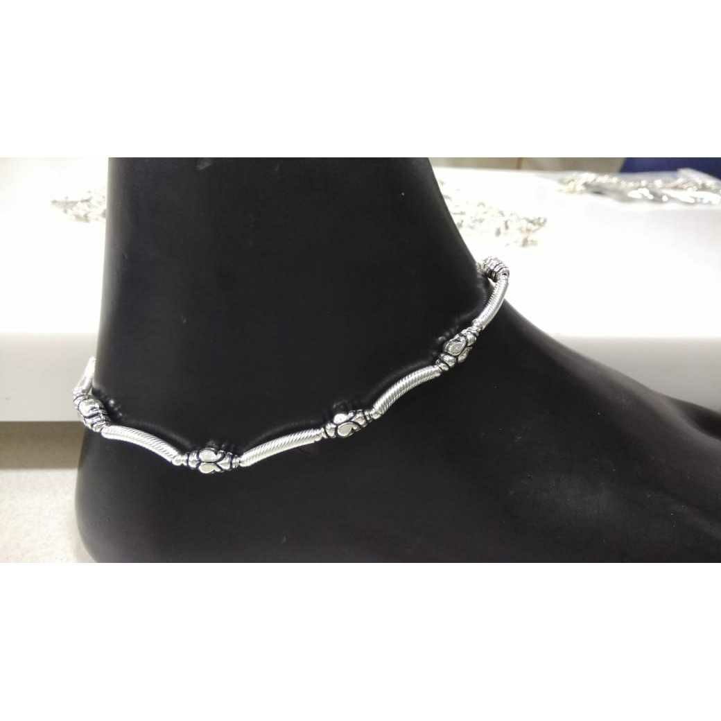 92.5 Sterling Silver Oxodize Fancy Look Anklet(Payal) Ms-3422