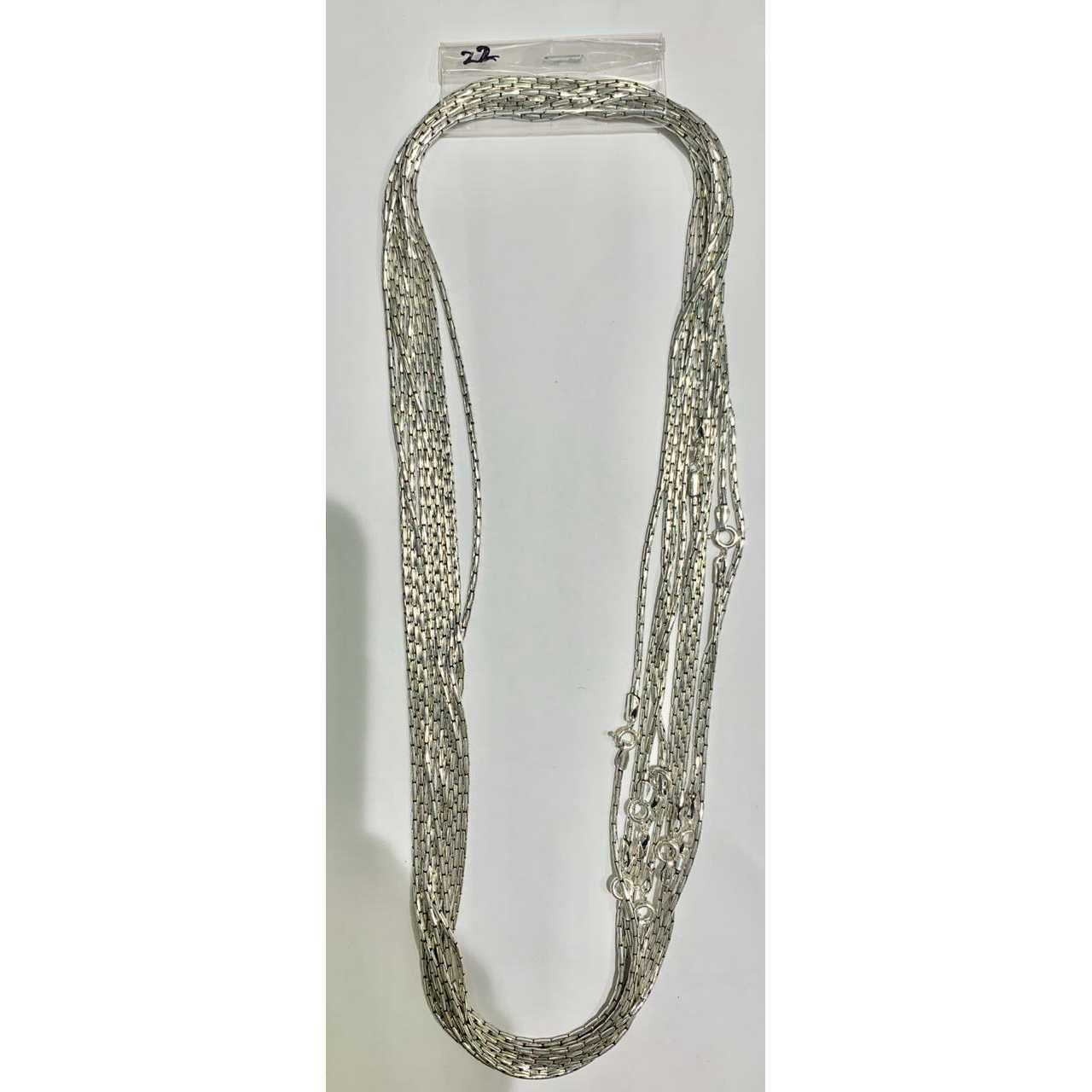 92.5 Sterling Silver Methi Dana Choras Oxidize Chain Ms-3059