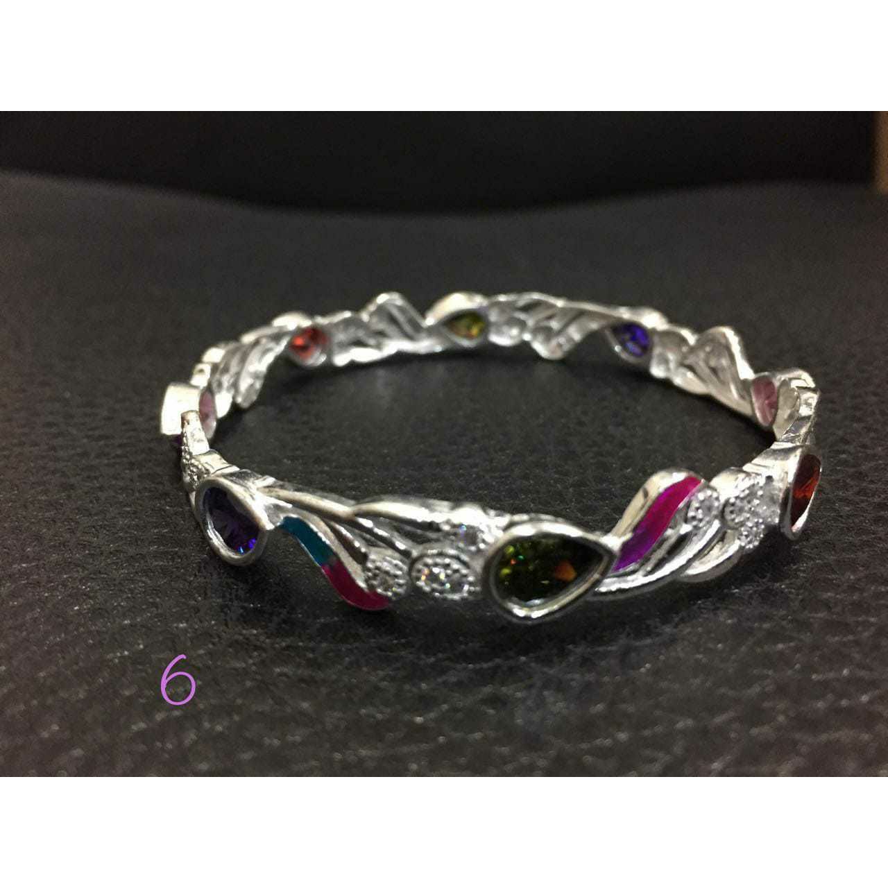 Broad Polish Semi Micro Sitting Bangle(Kadli,Kangan) Ms-1526