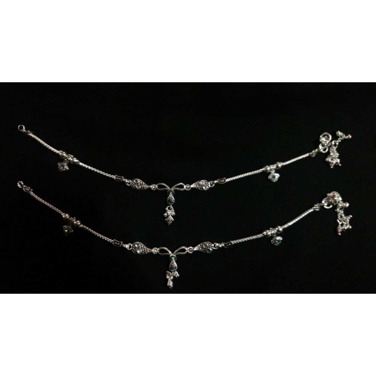 Silver Indian Designer Modern Payal